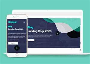 美食自媒体博客类网页模板源码 - Hope`Chen资源网