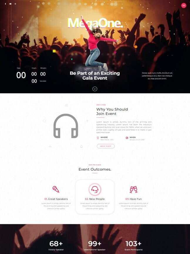 HTML5演唱会票务服务网站模板 - Hope`Chen资源网