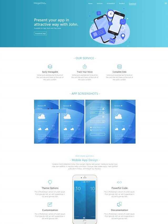 APP应用程序开发公司网站html模板 - Hope`Chen资源网