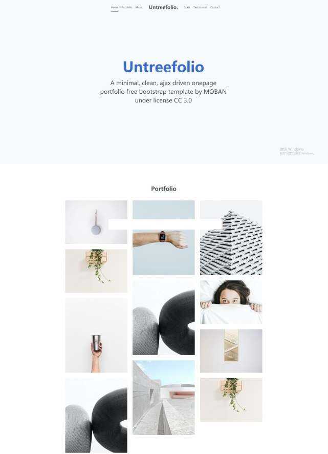 UI网页设计公司Bootstrap模板 - Hope`Chen资源网
