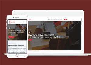 股票金融分析团队HTML网页模板下载 - Hope`Chen资源网