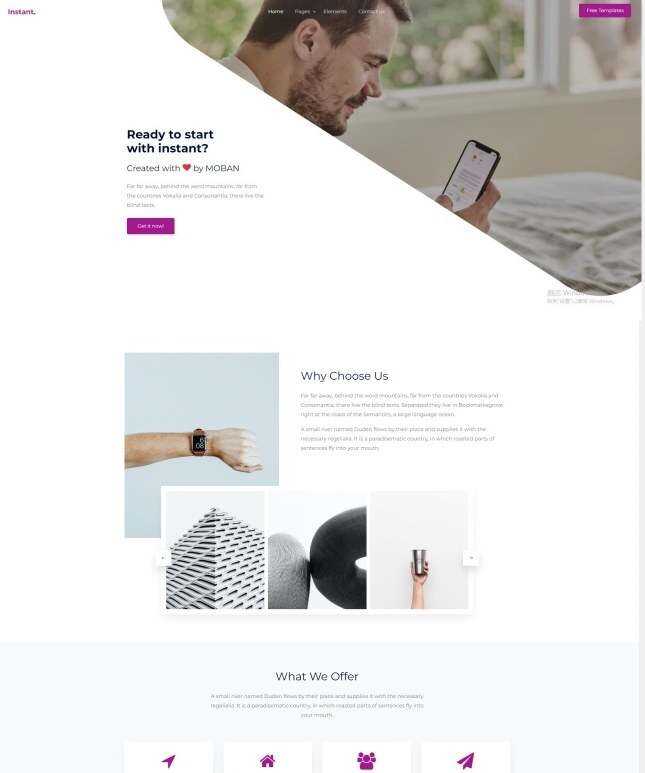 HTML5个性创意设计公司网站模板 - Hope`Chen资源网