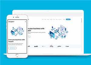 简约数字产品展示响应式网页模板下载 - Hope`Chen资源网