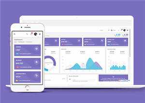 手机app运营数据统计后台模板下载 - Hope`Chen资源网