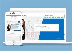商务咨询金融服务公司模板源码 - Hope`Chen资源网