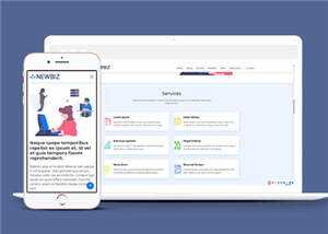 网络数字营销公司网页模板下载 - Hope`Chen资源网