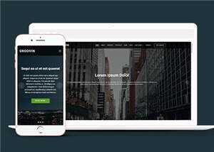 创意咨询代理公司响应式网页模板 - Hope`Chen资源网