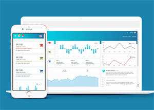 宽屏WOW后台管理网站模板下载 - Hope`Chen资源网