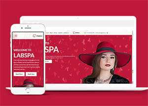 简洁女性护肤品牌企业网站模板 - Hope`Chen资源网