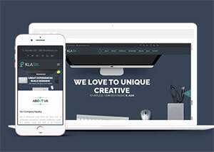 创意设计机构单页源码模板下载 - Hope`Chen资源网