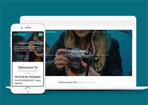 摄影工作室作品案例展示模板 - Hope`Chen资源网