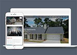 房地产建设设计公司网站模板 - Hope`Chen资源网