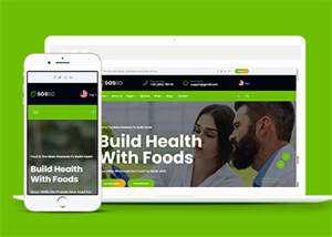 绿色有机食品农产品网站模板下载 - Hope`Chen资源网