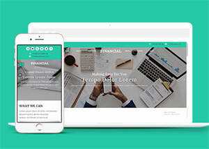 蓝色美元外汇金融网站模板源码 - Hope`Chen资源网