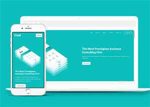 宽屏商业咨询公司网站模板下载 - Hope`Chen资源网