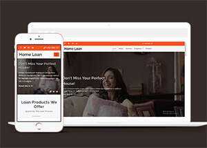房屋贷款公司官网网站模板下载 - Hope`Chen资源网