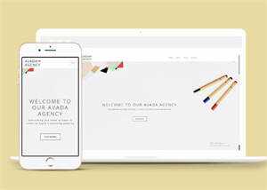 响应式极简4A广告公司企业模板 - Hope`Chen资源网