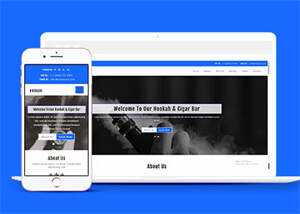 宽屏雪茄烟草公司网站模板下载 - Hope`Chen资源网