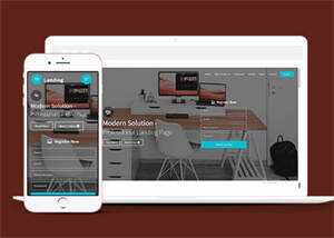 简约清爽前端设计公司网站模板 - Hope`Chen资源网