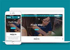 简洁企业人才培训网站模板源码 - Hope`Chen资源网