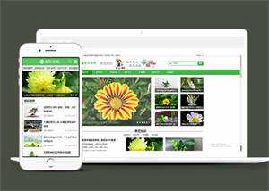 响应式花卉养殖资讯类前端模板 - Hope`Chen资源网