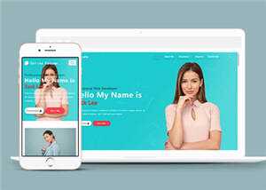 企业合作商务展示网页源码模板下载 - Hope`Chen资源网