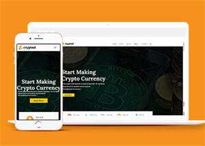 比特币加密货币类网站模板下载 - Hope`Chen资源网