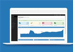 简约后台管理界面源码模板下载 - Hope`Chen资源网