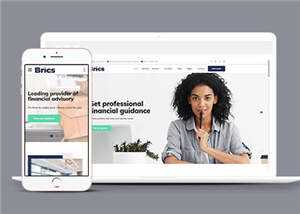 公司财务咨询网站模板下载 - Hope`Chen资源网