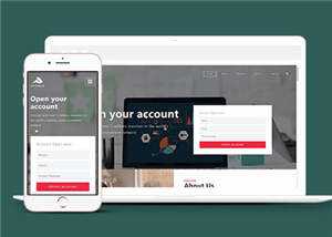 商务拓展企业展示网页源码模板下载 - Hope`Chen资源网