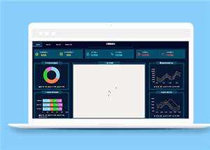 炫酷医院门诊大数据展示源码模板下载 - Hope`Chen资源网
