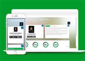 个人站信息触屏版UI套件下载 - Hope`Chen资源网