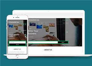 简洁商业贸易服务展示HTML网页模板下载 - Hope`Chen资源网