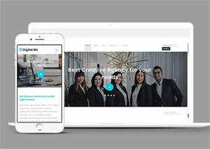 宽屏商务公司CSS3模板下载 - Hope`Chen资源网