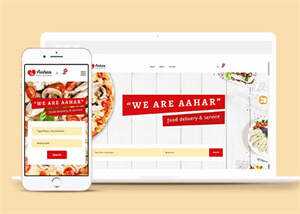 响应式大气美食披萨网站模板 - Hope`Chen资源网