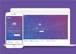 简洁项目介绍展示交互响应式网站模板下载 - Hope`Chen资源网