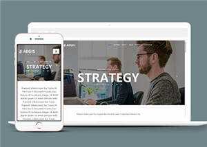 教育机构介绍动态响应式网站模板下载 - Hope`Chen资源网