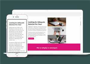 简洁商务创造营销服务响应式网页模板下载 - Hope`Chen资源网