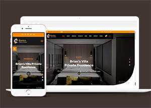 宽屏室内装饰设计公司网站模板 - Hope`Chen资源网