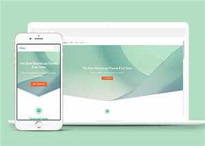 简洁商城运营管理响应式网站模板下载 - Hope`Chen资源网