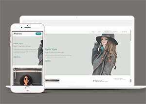 新颖时尚女装品牌企业网站模板 - Hope`Chen资源网