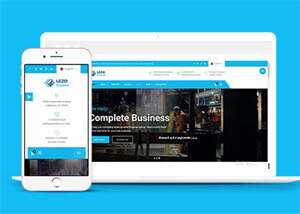 金融投资类Bootstrap模板下载 - Hope`Chen资源网