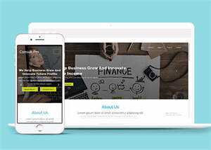 宽屏企业创新设计网站模板下载 - Hope`Chen资源网