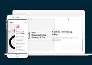 宽屏创意展示动态响应式网站模板下载 - Hope`Chen资源网