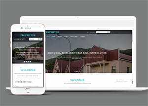 宽屏国外别墅展示类网站模板 - Hope`Chen资源网