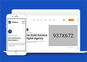 数字科技企业网站HTML模板下载 - Hope`Chen资源网