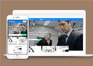 简约商务动态服务展示响应式网站模板下载 - Hope`Chen资源网