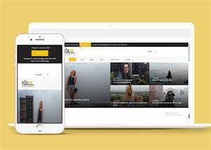 宽屏欧美图片分享网站模板下载 - Hope`Chen资源网