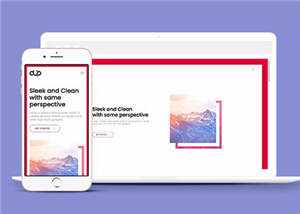 宽屏产品商务展示响应式网页模板下载 - Hope`Chen资源网