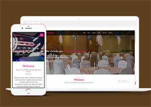 简洁国外婚礼策划网站模板 - Hope`Chen资源网